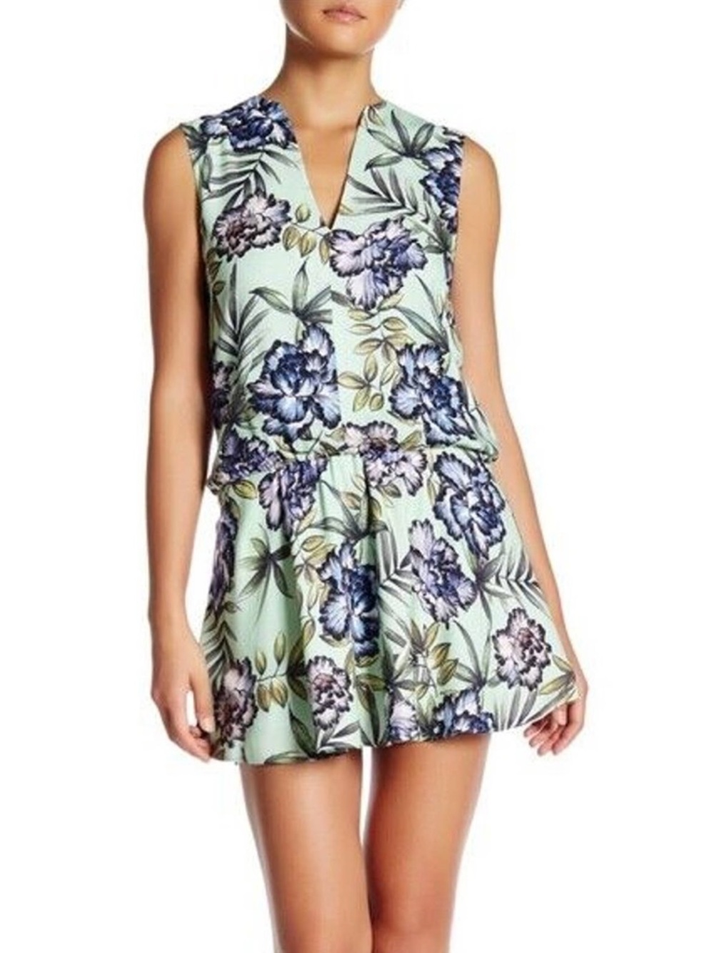Alice + Olivia Brooke Oasis Floral Mint Dress